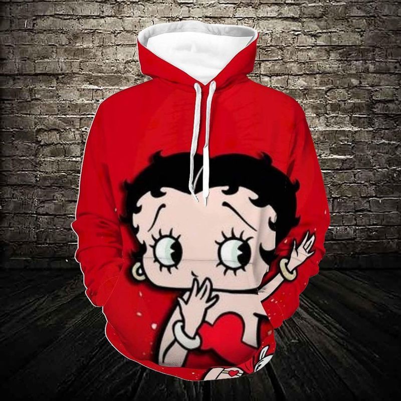 Betty Boop Classic Ii 3d Zip Hoodie