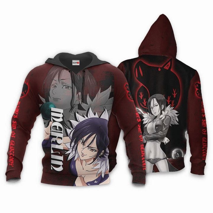 Boars Sin Of Gluttony Merlin Seven Deadly Sins Anime Manga 3d Zip Hoodie