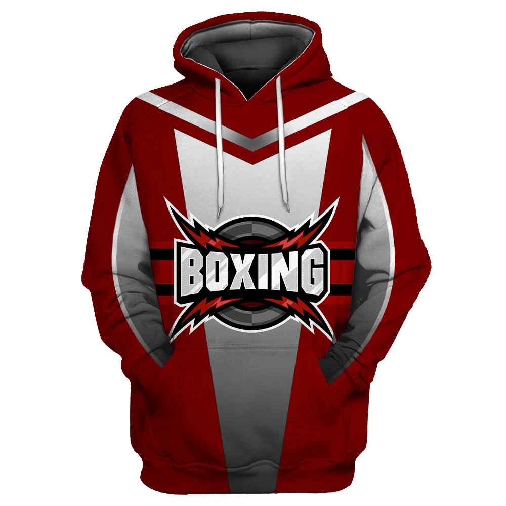 Boxing All Over Printed Unisex Hoodie