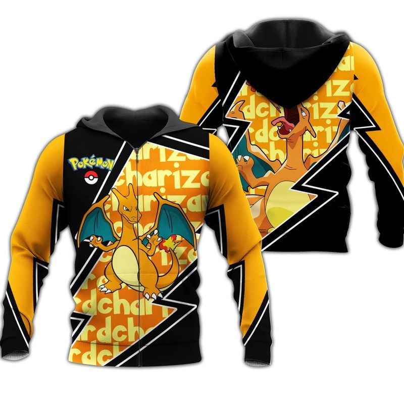 Cherizard Pokemon Cute Lover Iv 3d Zip Hoodie