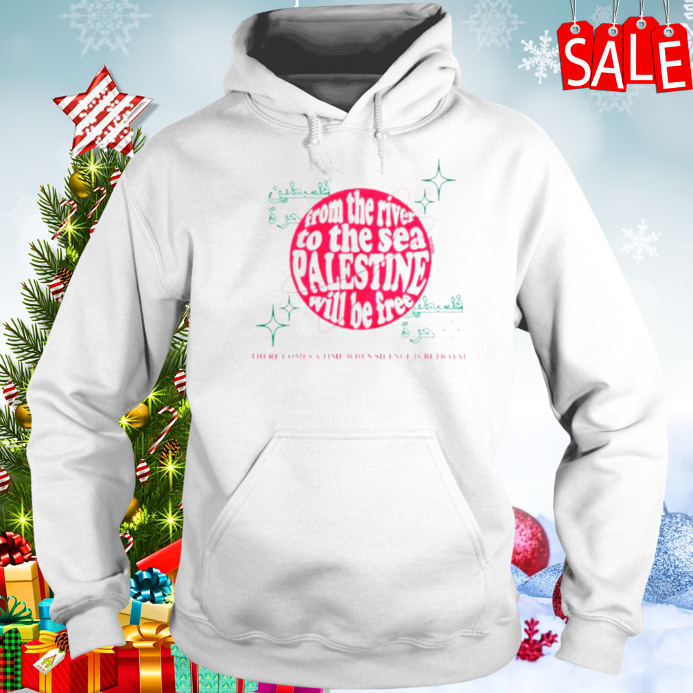 From the river to the sea palestine will be free Christmas shirt 5 Hoodie