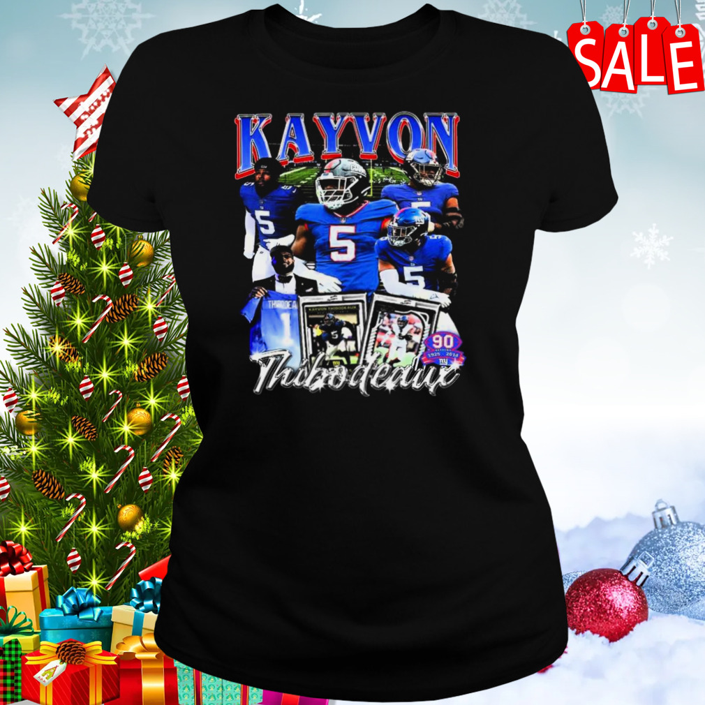 Official new York Giants Kayvon Thibodeaux 90 Seasons 1925-2014 T-shirts,  hoodie, tank top, sweater and long sleeve t-shirt