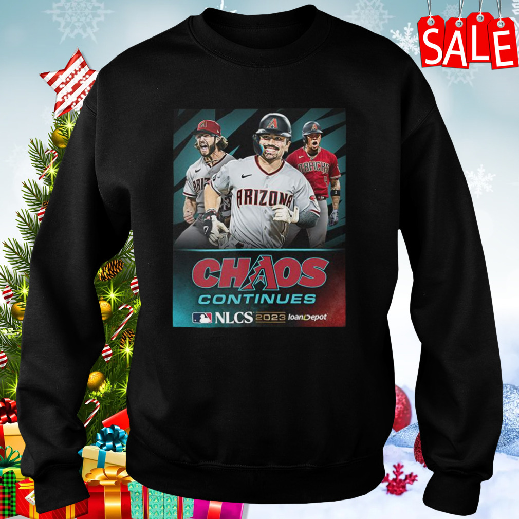 Arizona Diamondbacks The Chaos Continues Mlb Nlcs 2023 T Shirt