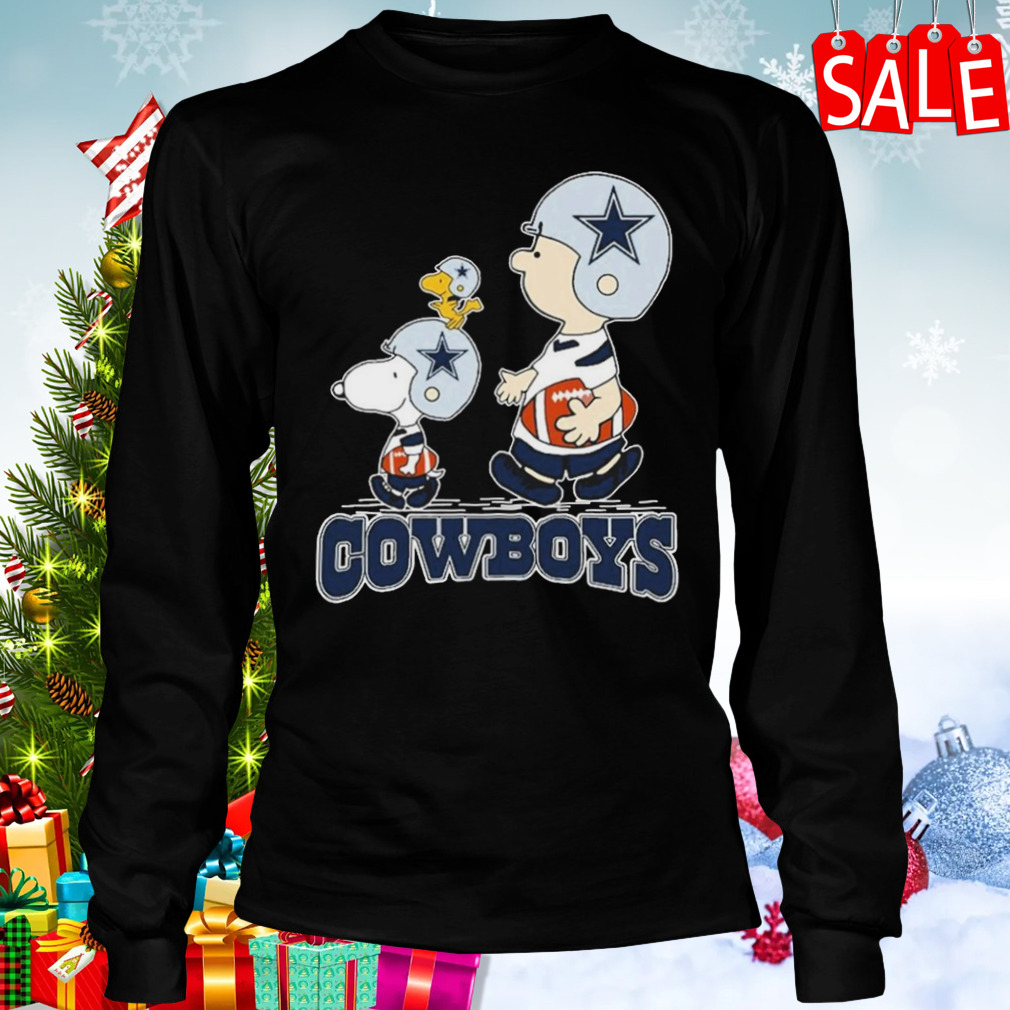 Peanuts Snoopy Football Team Cheer For The Dallas Cowboys Shirt