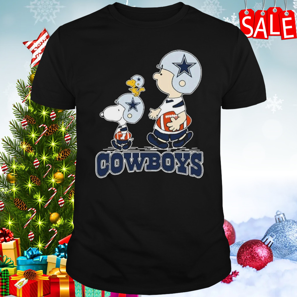 Women'S Dallas Cowboys Cartoon Shirt - Peanutstee