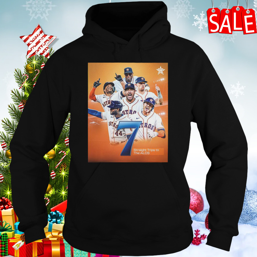 Houston Astros Lucky 7 Are Headed Back To The ALCS MLB 2023 Postseason T  Shirt - Limotees