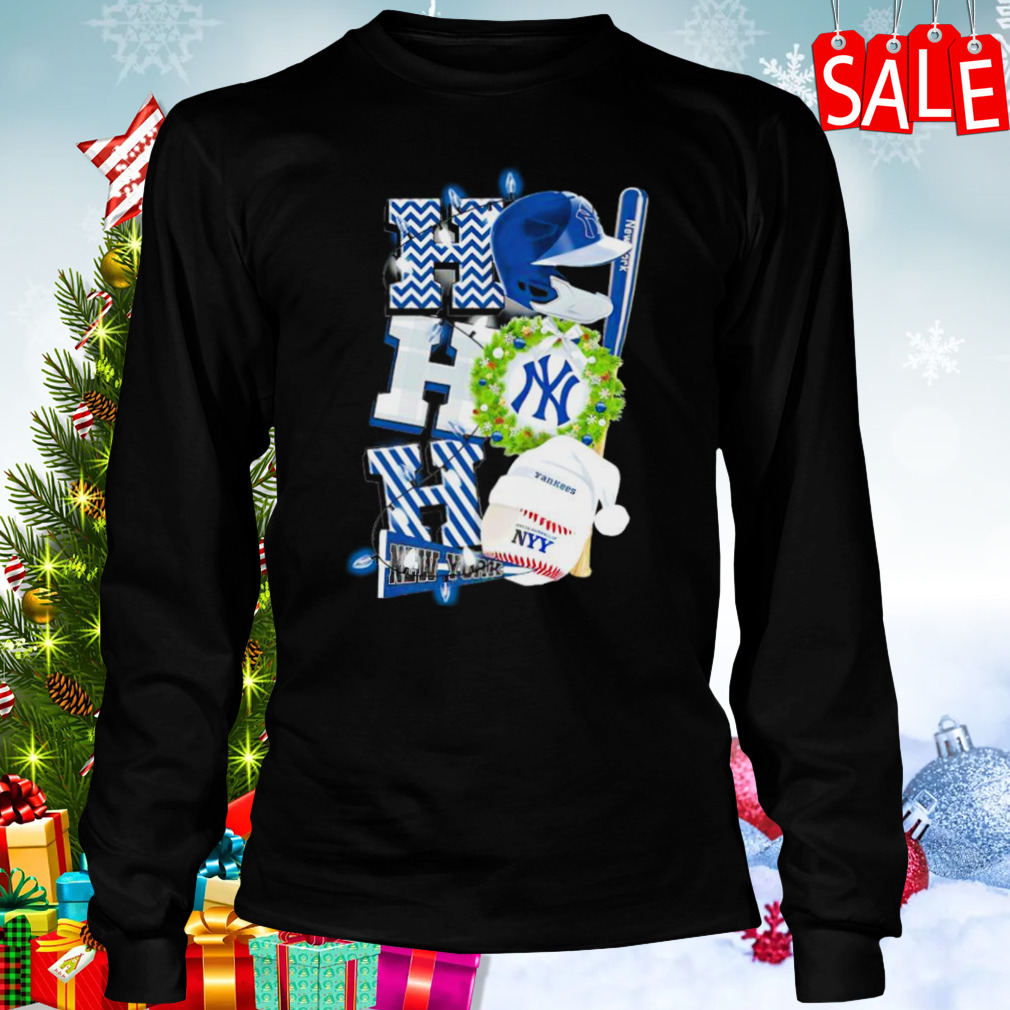 New York Yankees Ho Ho Ho Christmas shirt - Guineashirt Premium ™ LLC