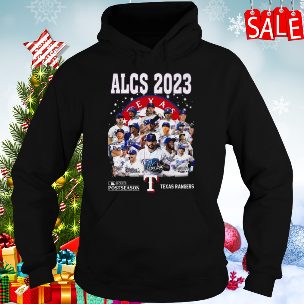 Alcs 2023 Texas Rangers Postseason Signatures Shirt