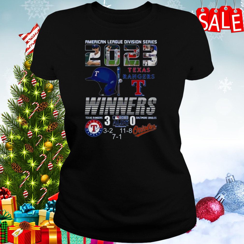 American League Division Series 2023 Texas Rangers Winners 3 – Baltimore  Orioles 0 Shirt, hoodie, sweater, long sleeve and tank top