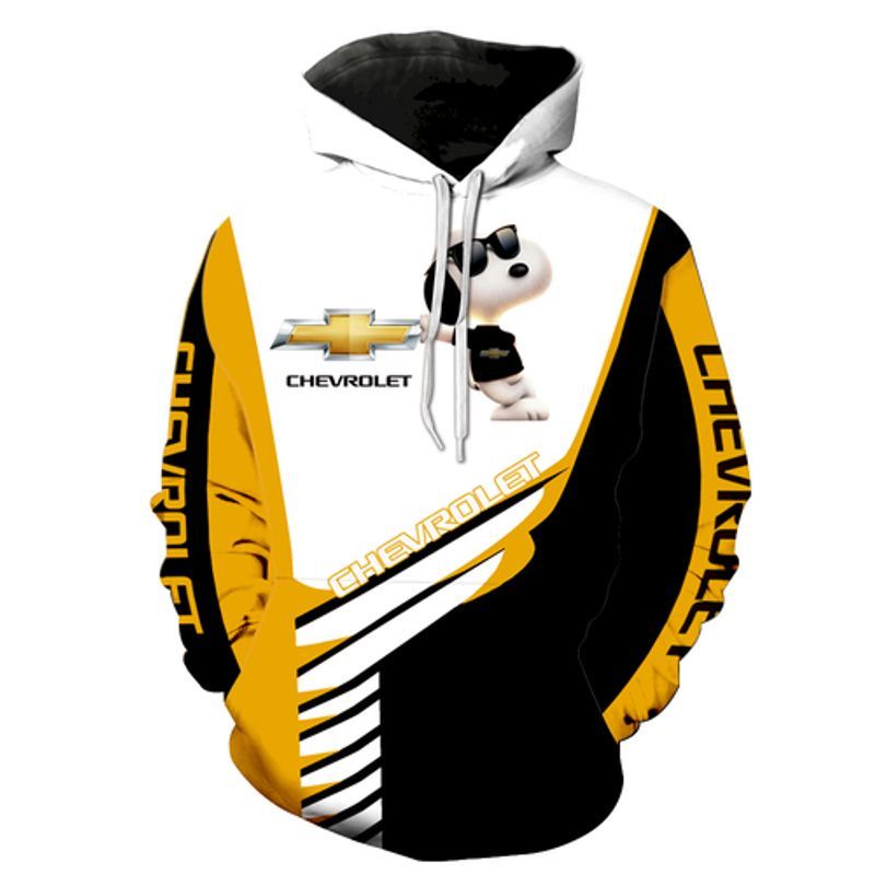 Chevrolet Lovers Snoopy Cool 3d Hoodie