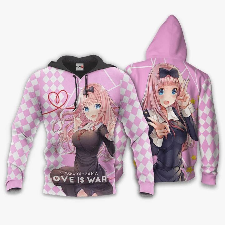 Chika Fujiwara Anime Manga Love Is War 3d T Shirt Zip Bomber Hoodie