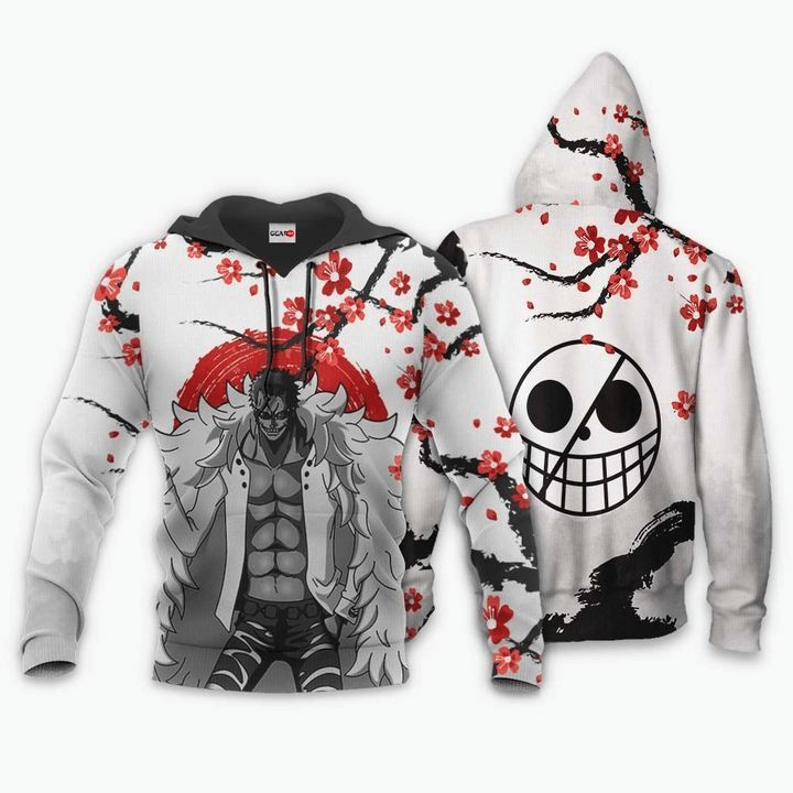 Donquixote Cartoon One Piece Anime Manga 3d T Shirt Zip Bomber Hoodie