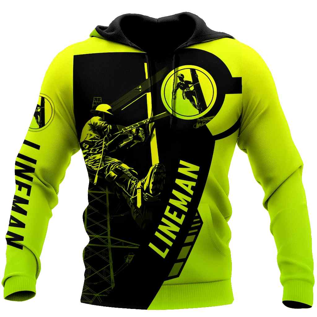 Electrician And Lineman Safety Hoodie