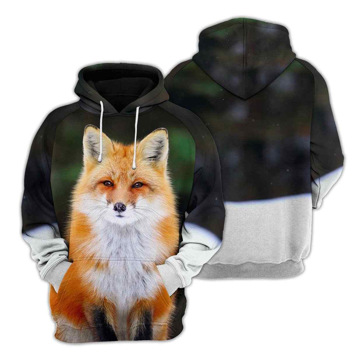 Fox All Over Print Unisex Hoodie