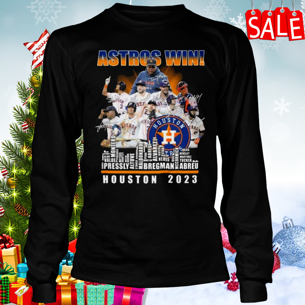 Houston Astros Win 2023 Alcs Postseason Signatures shirt, hoodie, sweater,  long sleeve and tank top