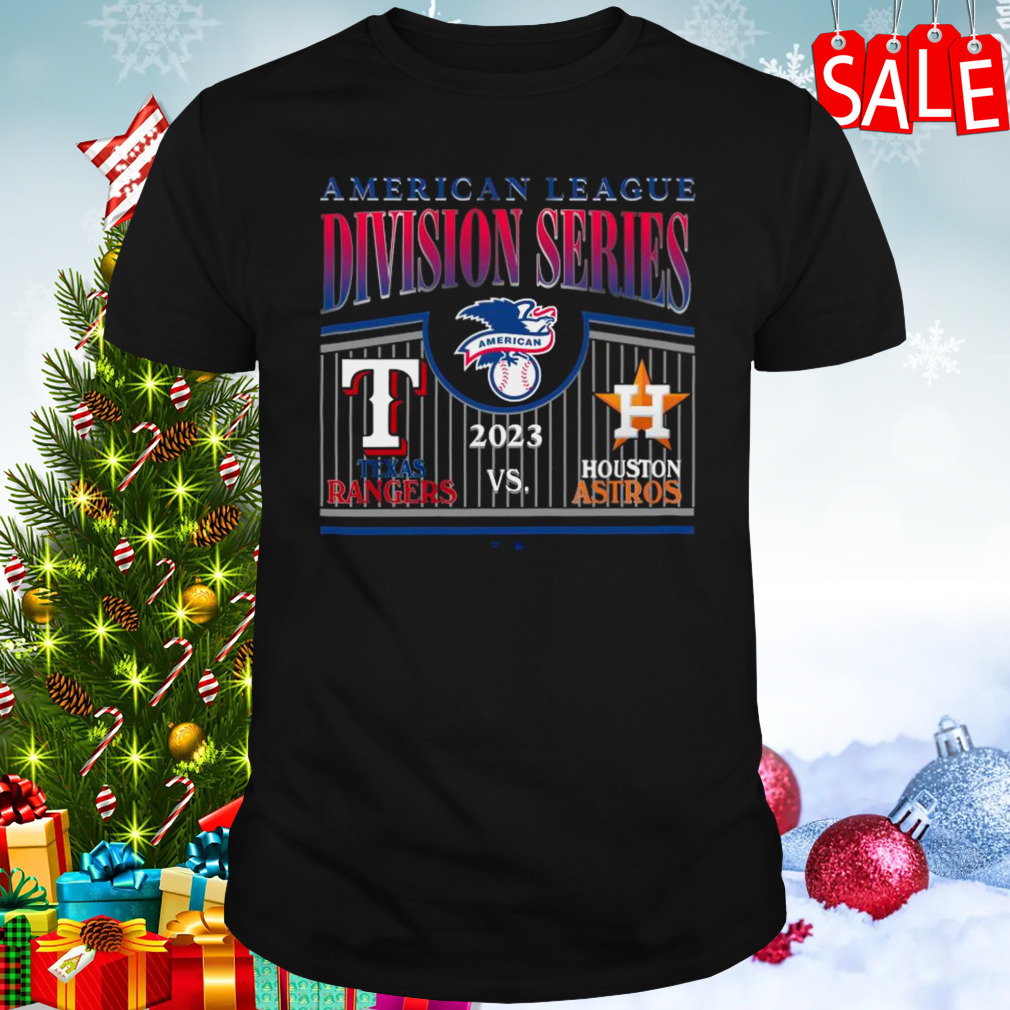 Houston Astros vs Texas Rangers American League Division 2023 shirt