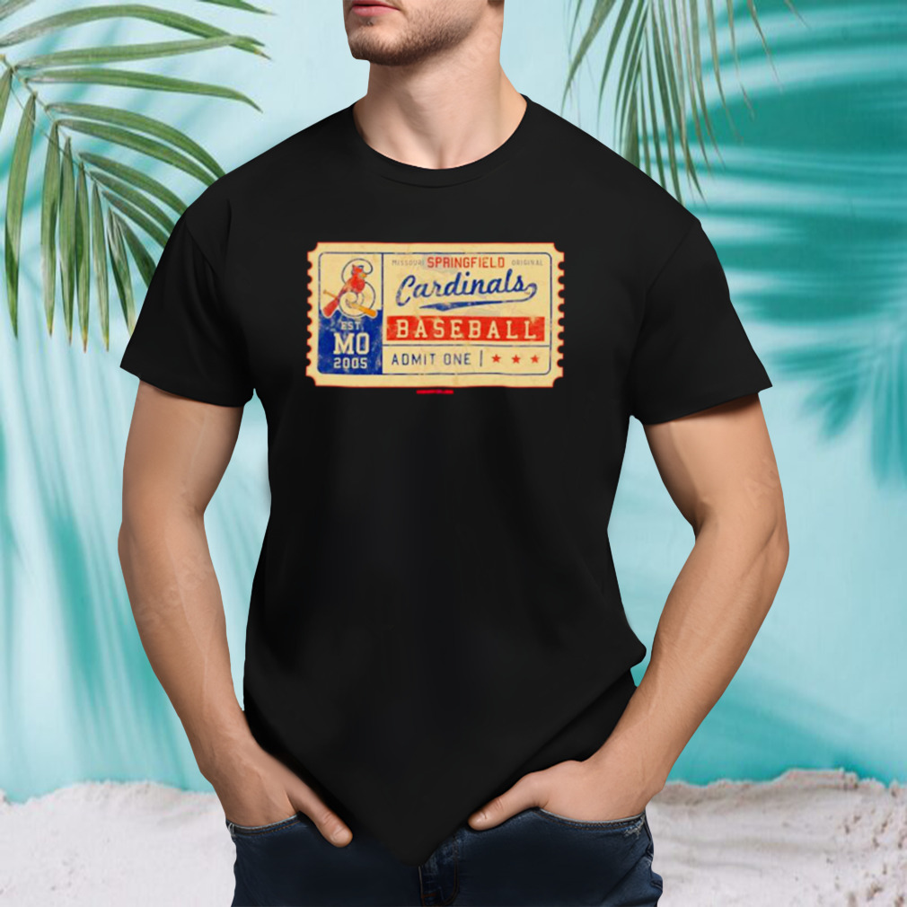 Missouri Springfield Original Cardinals baseball shirt