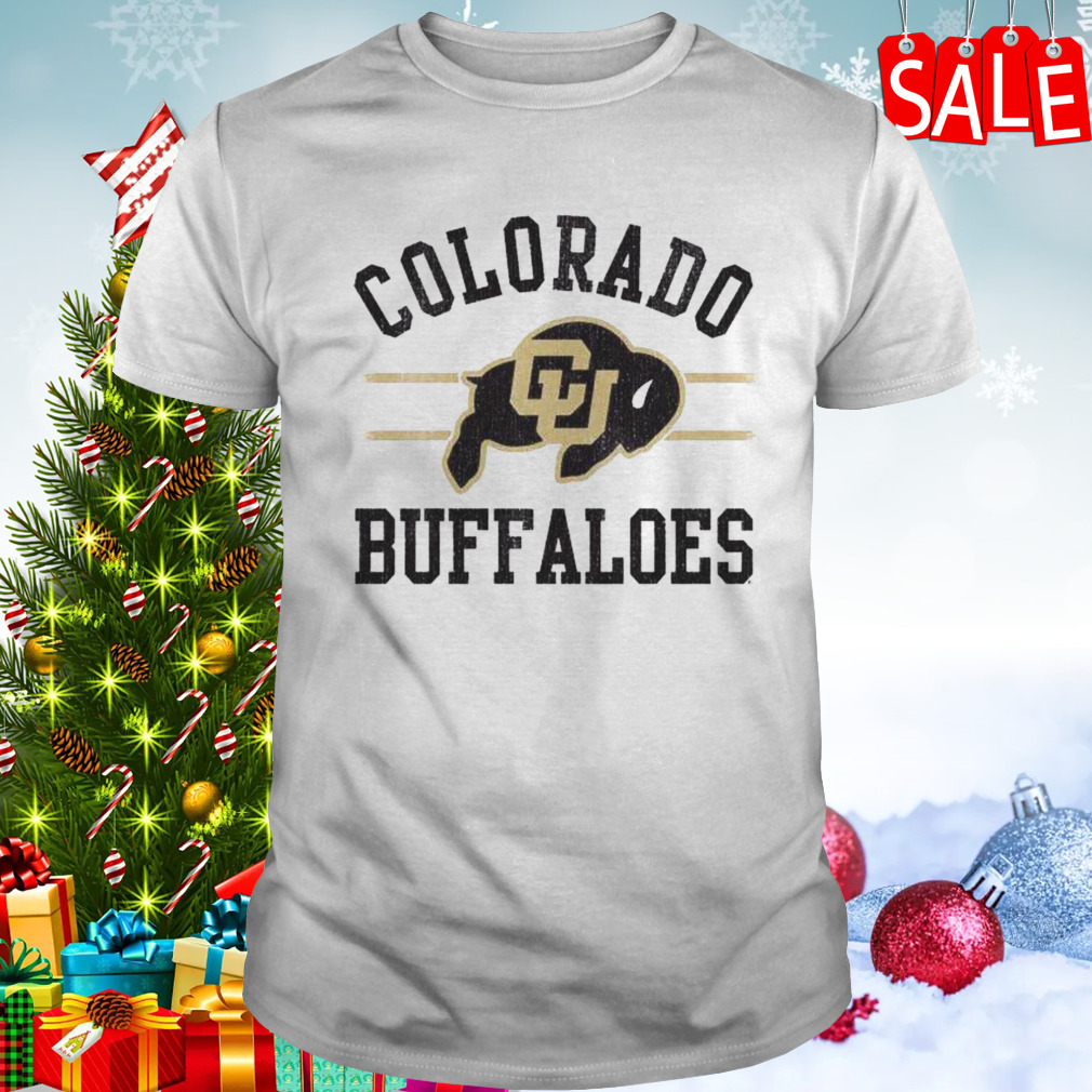 University Of Colorado Boulder Stripes Vintage T-shirt