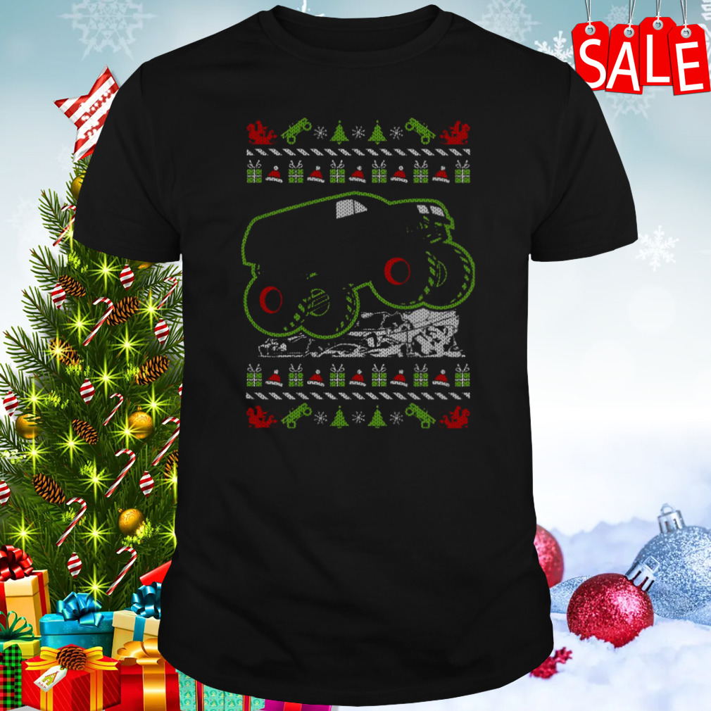 Christmas Monster Trucks shirt