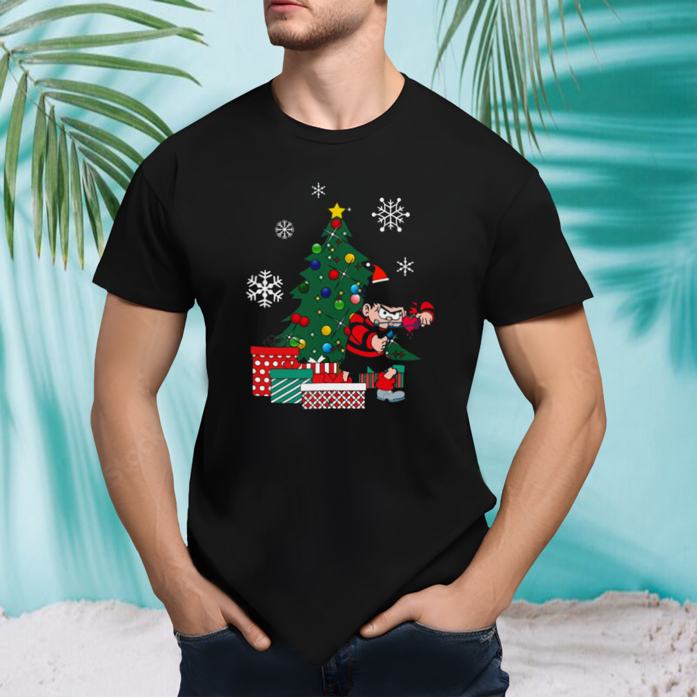 Dennis The Menace Around The Christmas Tree shirt