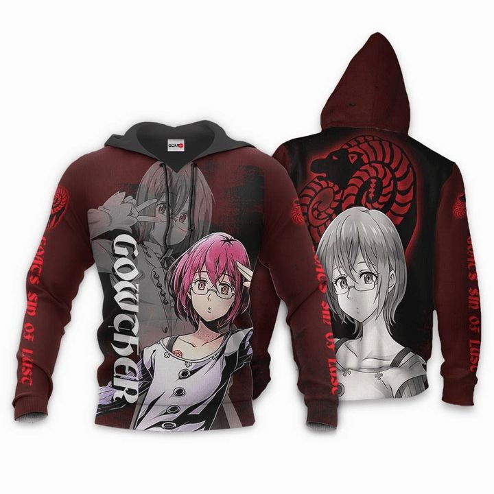 Goats Sin Of Lust Gowther Seven Deadly Sins Anime Manga 3d Zip Hoodie