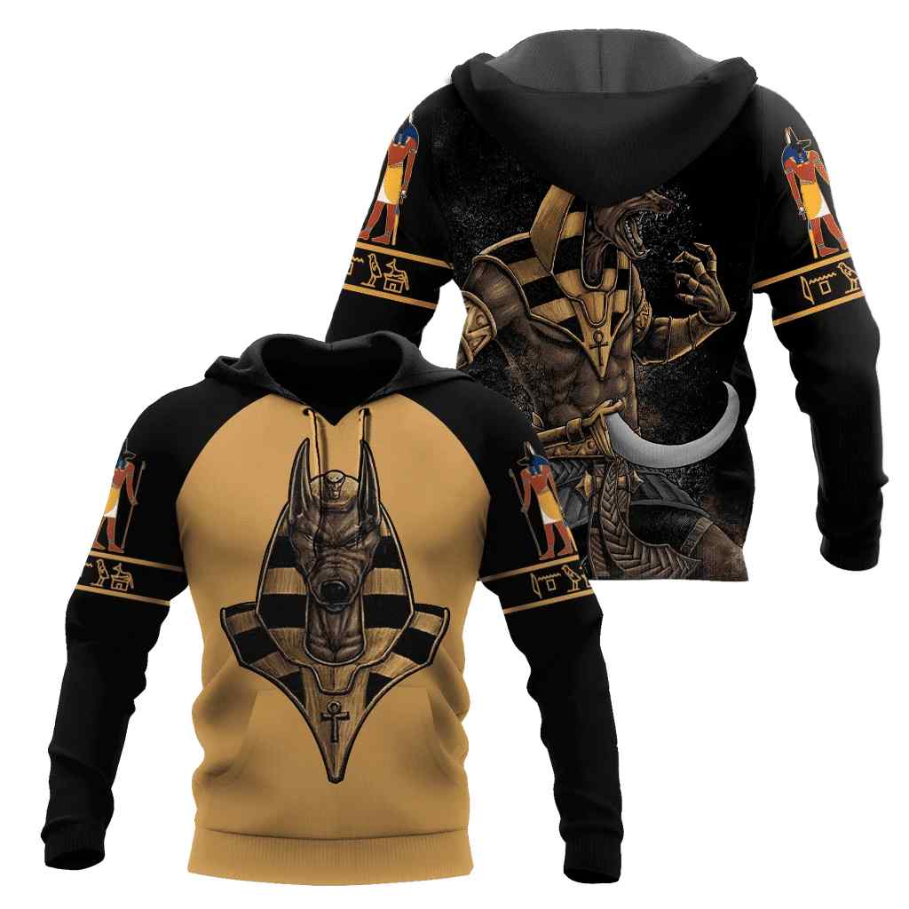 Gods of Egypt - Anubis All Over Printed Unisex Hoodie