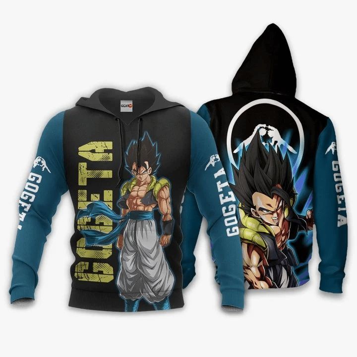 Gogeta Dragon Ball Anime Manga 3d Zip Hoodie