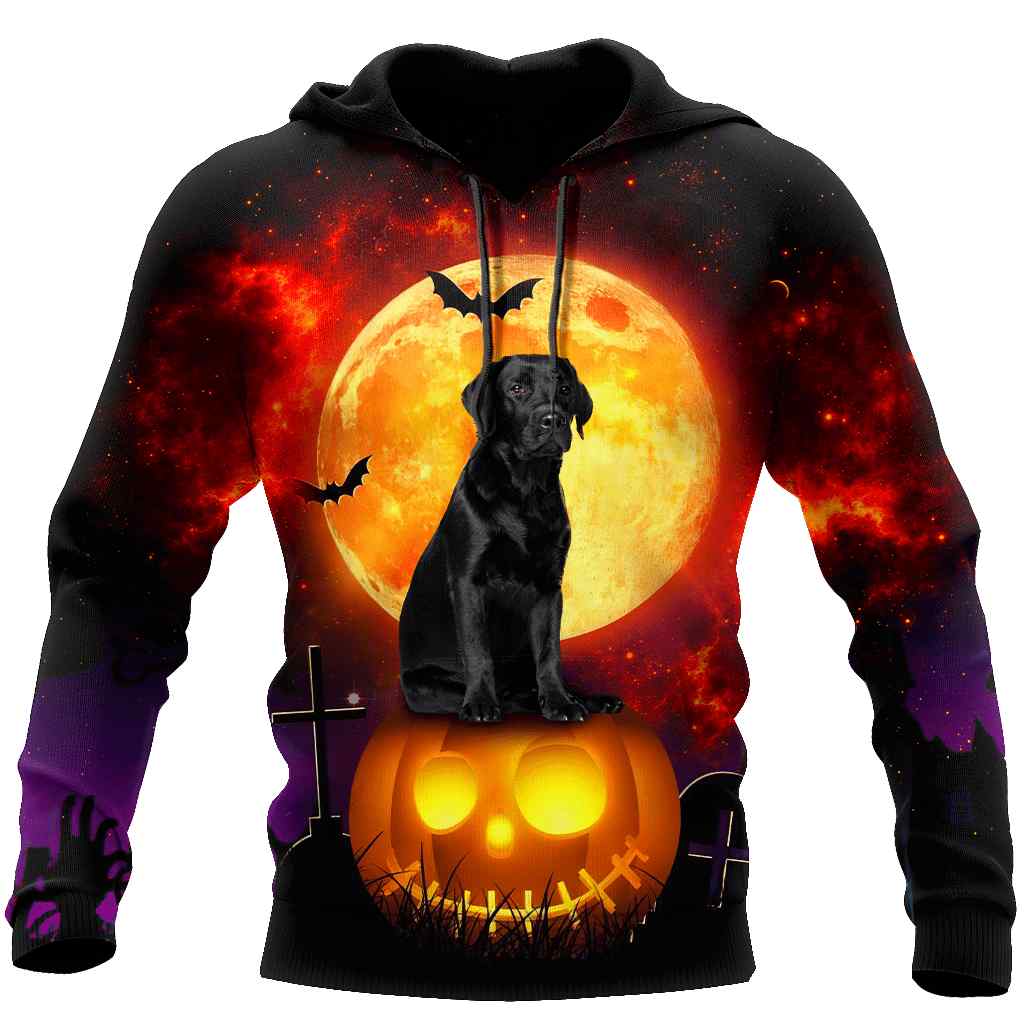 Halloween Labrador All Over Print Unisex Hoodie