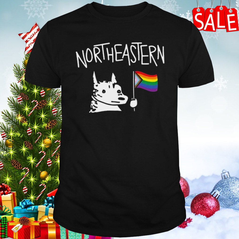 Northeastern Hoosky Pride 2023 T-shirt