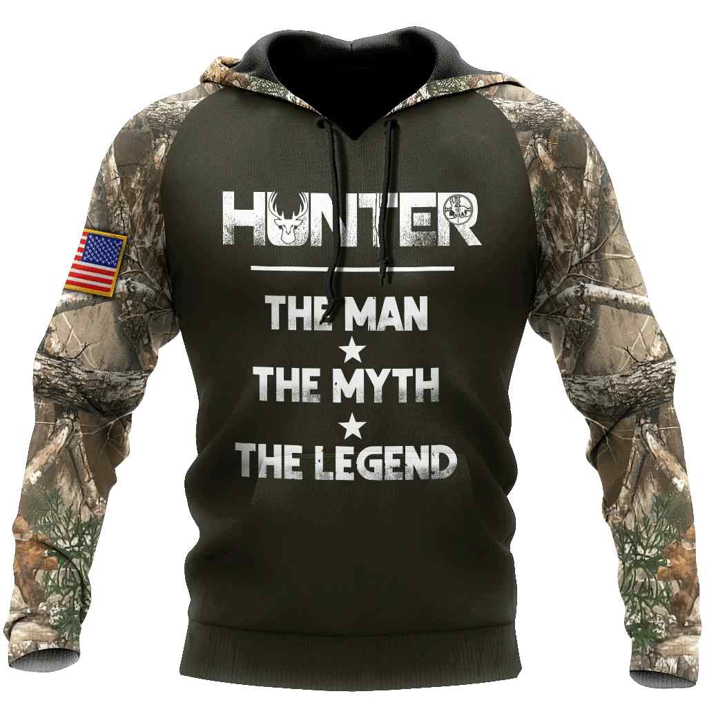 Hunter The Man The Myth The Legend All Over Printed Unisex Hoodie