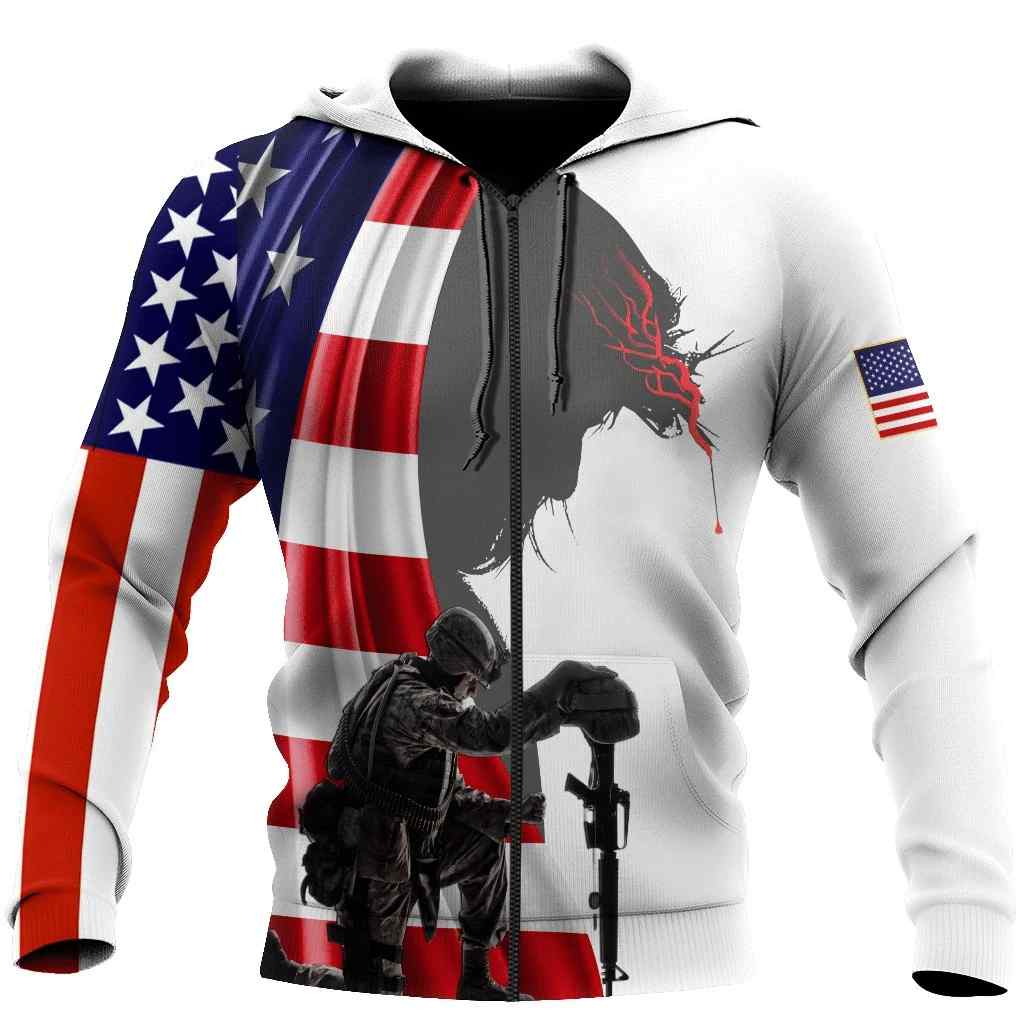 I Am Veteran I Believe In God Family And Country All Over Printed Hoodie For Men and Women TA