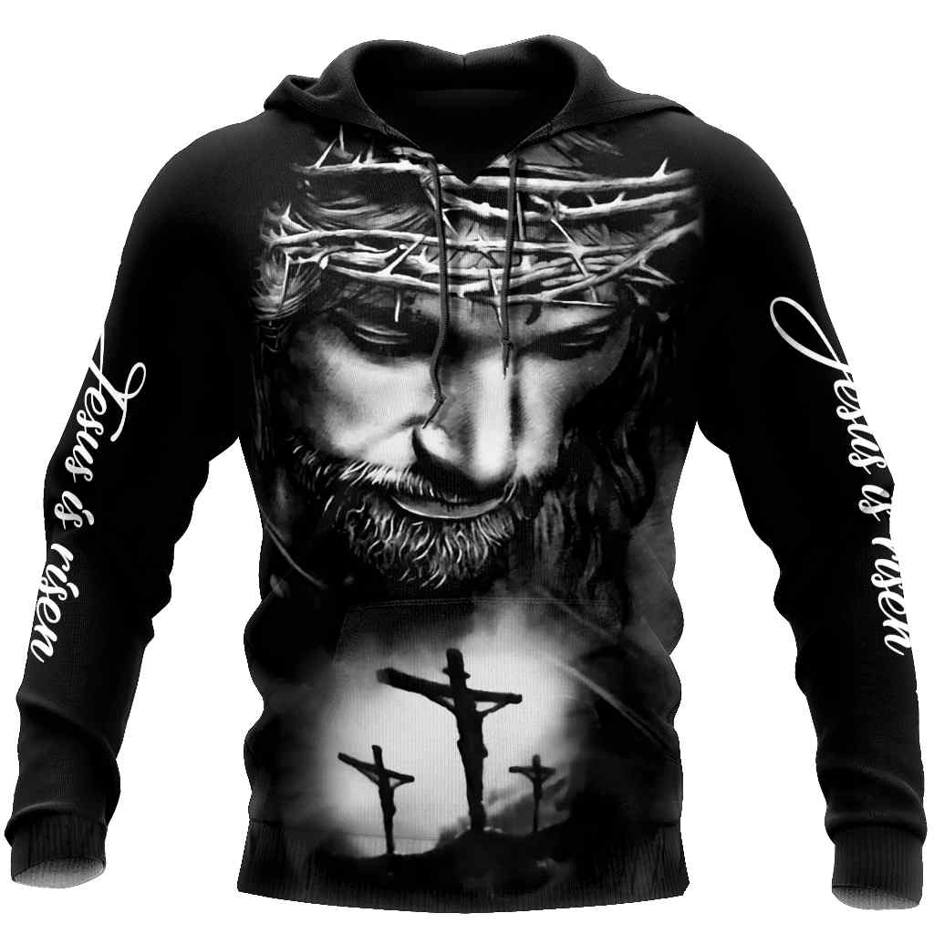 Jesus All Over Printed Hoodie For Men JJ NT