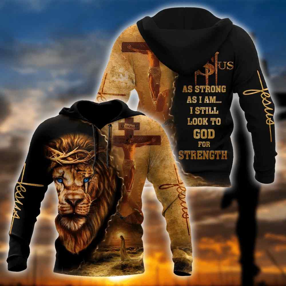 Jesus and Lion Unisex Hoodie