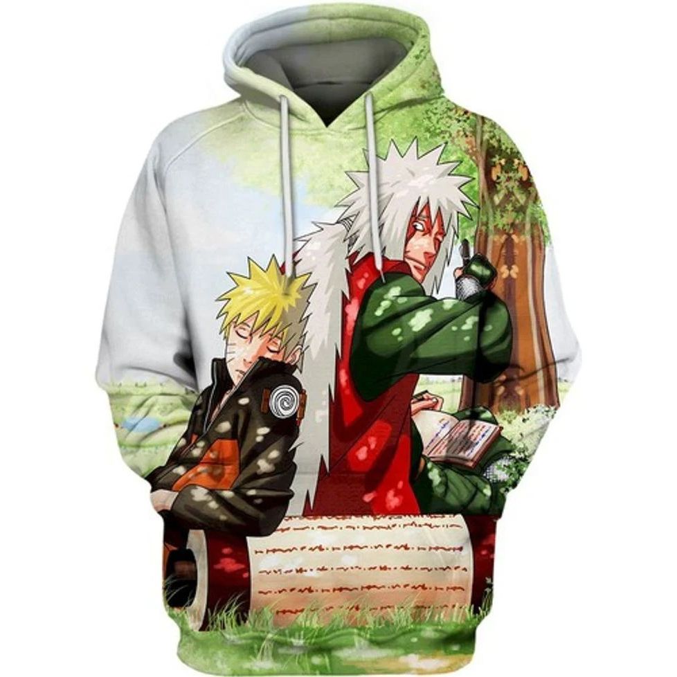 Jiraiya And Naruto Lovers 3d Hoodie