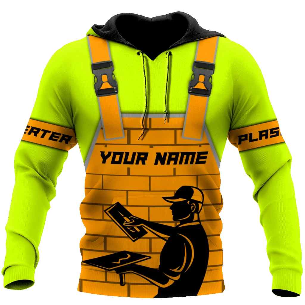 Plasterer Unisex Hoodie Personalized Name XT SN