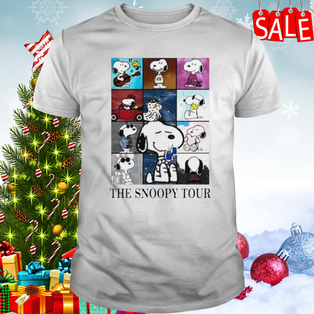 The Snoopy tour funny art shirt