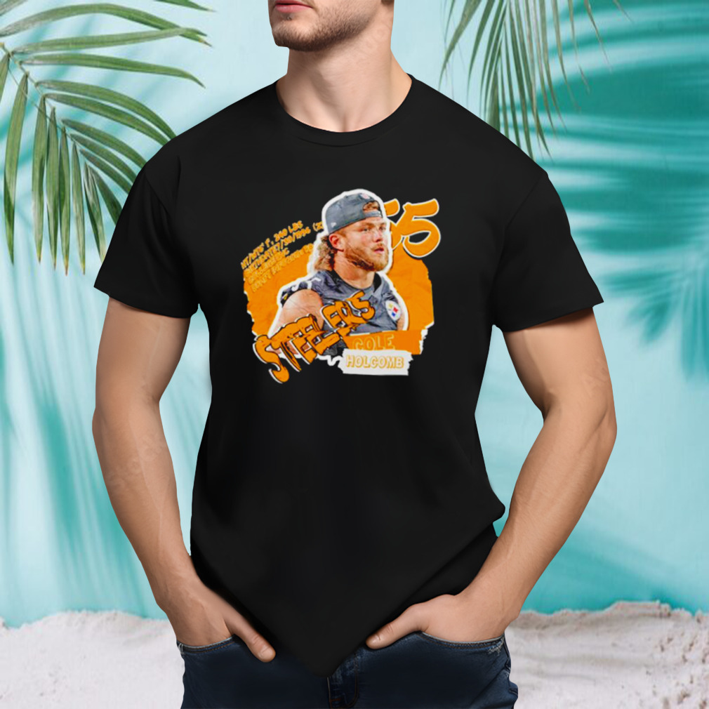 Cole Holcomb Football Paper Poster Steelers shirt