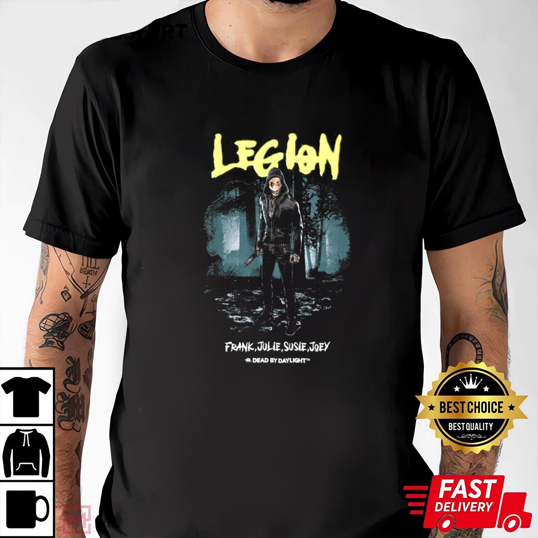 Dead By Daylight Survival Game Legion T-shirt Black Japan New 1 Dead By Daylight Survival Game Legion T-shirt Black Japan New