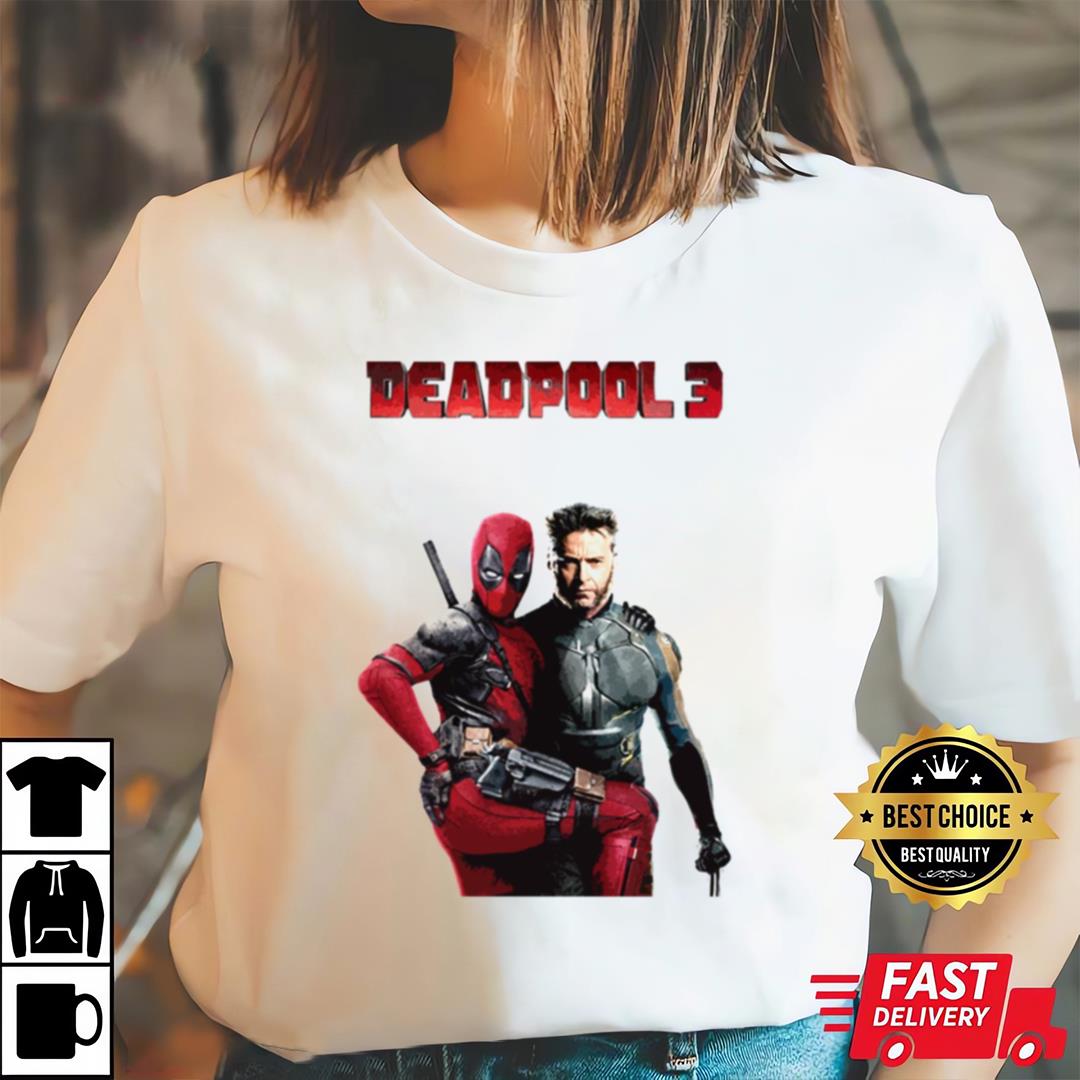 Deadpool 3 Wolverine Hugh Jackman Ryan Reynolds Shirt