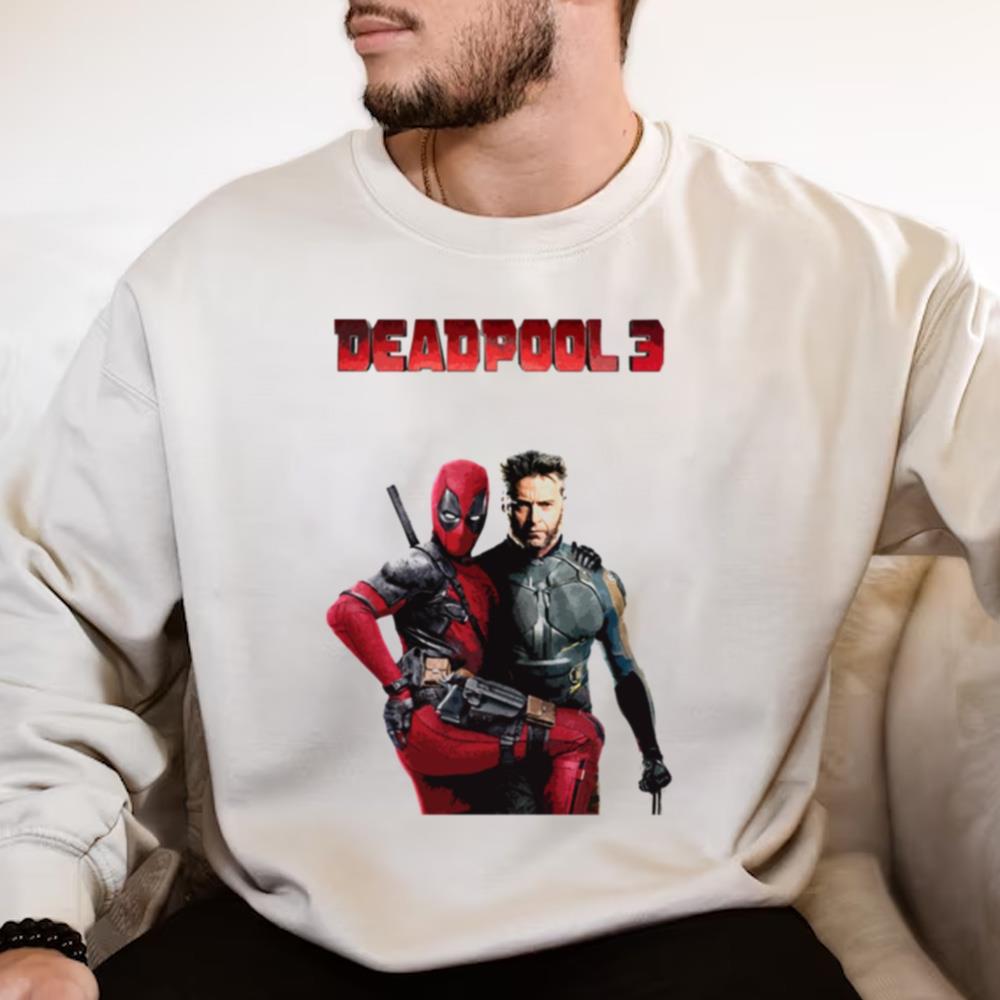 Deadpool 3 Wolverine Hugh Jackman Ryan Reynolds Shirt 3 Deadpool 3 Wolverine Hugh Jackman Ryan Reynolds Shirt