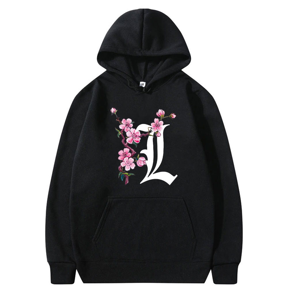 Death Note L·Lawliet Print Sweatshirts Unisex Hoodies Anime Streetwear