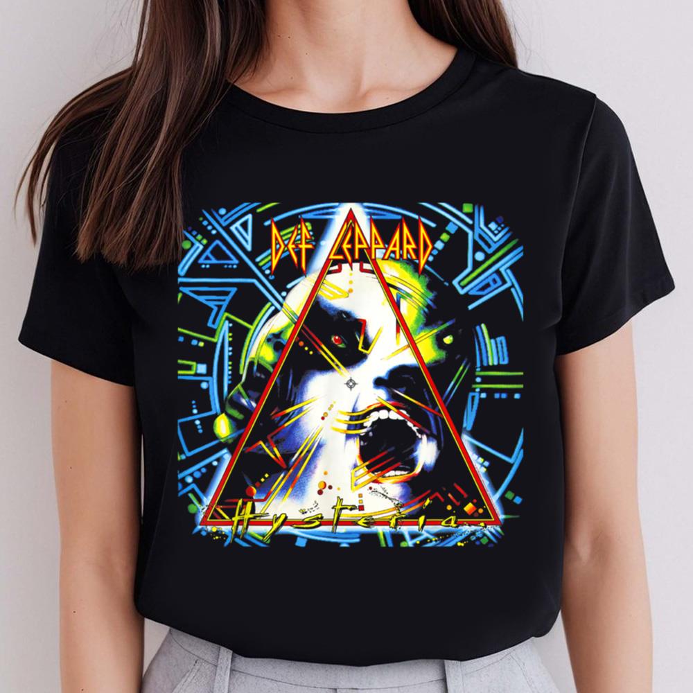 Def Leppard Hysteria Album Short Sleeve T-Shirt