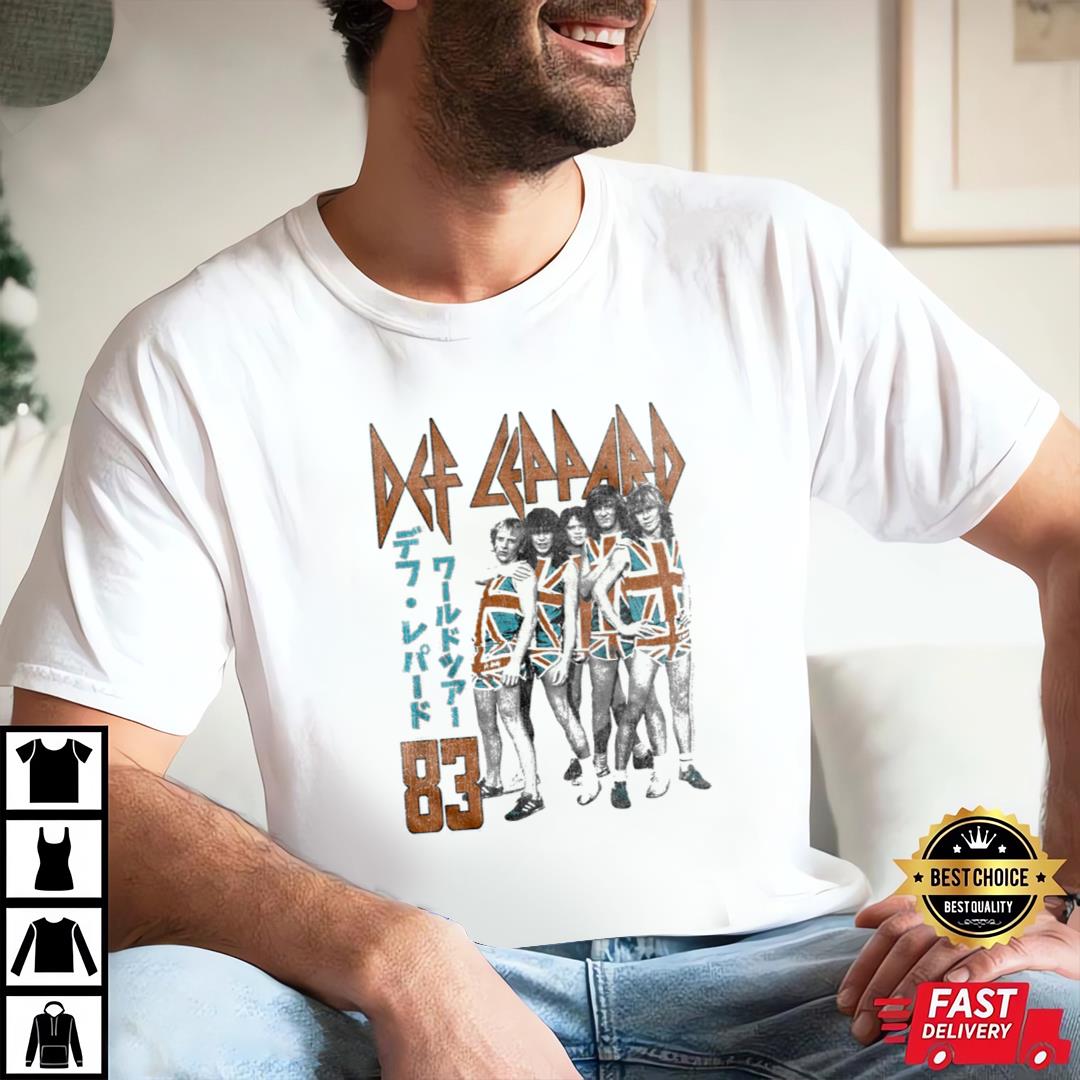 Def Leppard Japan Tour 1983 Men’s T Shirt