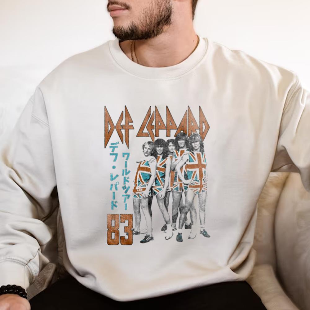 Def Leppard Japan Tour 1983 Men’s T Shirt 3 Def Leppard Japan Tour 1983 Men’s T Shirt