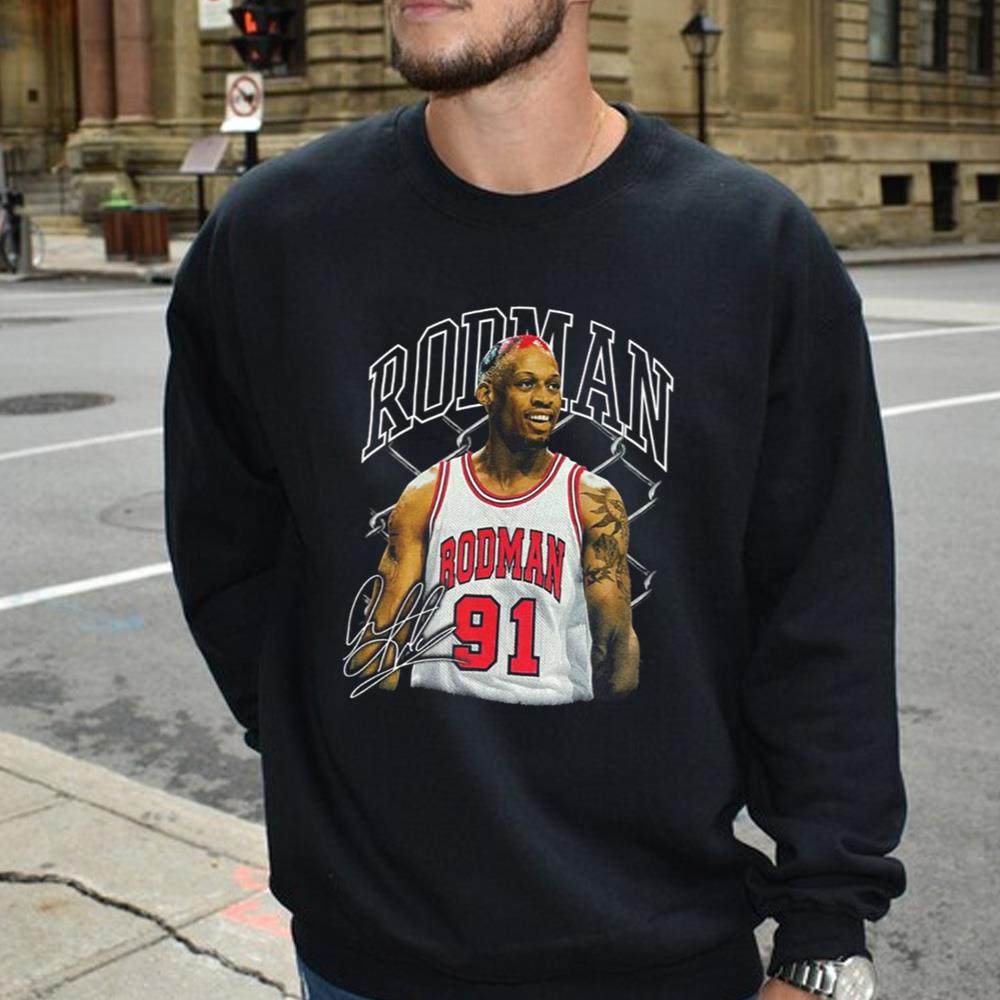 Dennis Rodman Chicago Bulls T-Shirt 3 Dennis Rodman Chicago Bulls T-Shirt