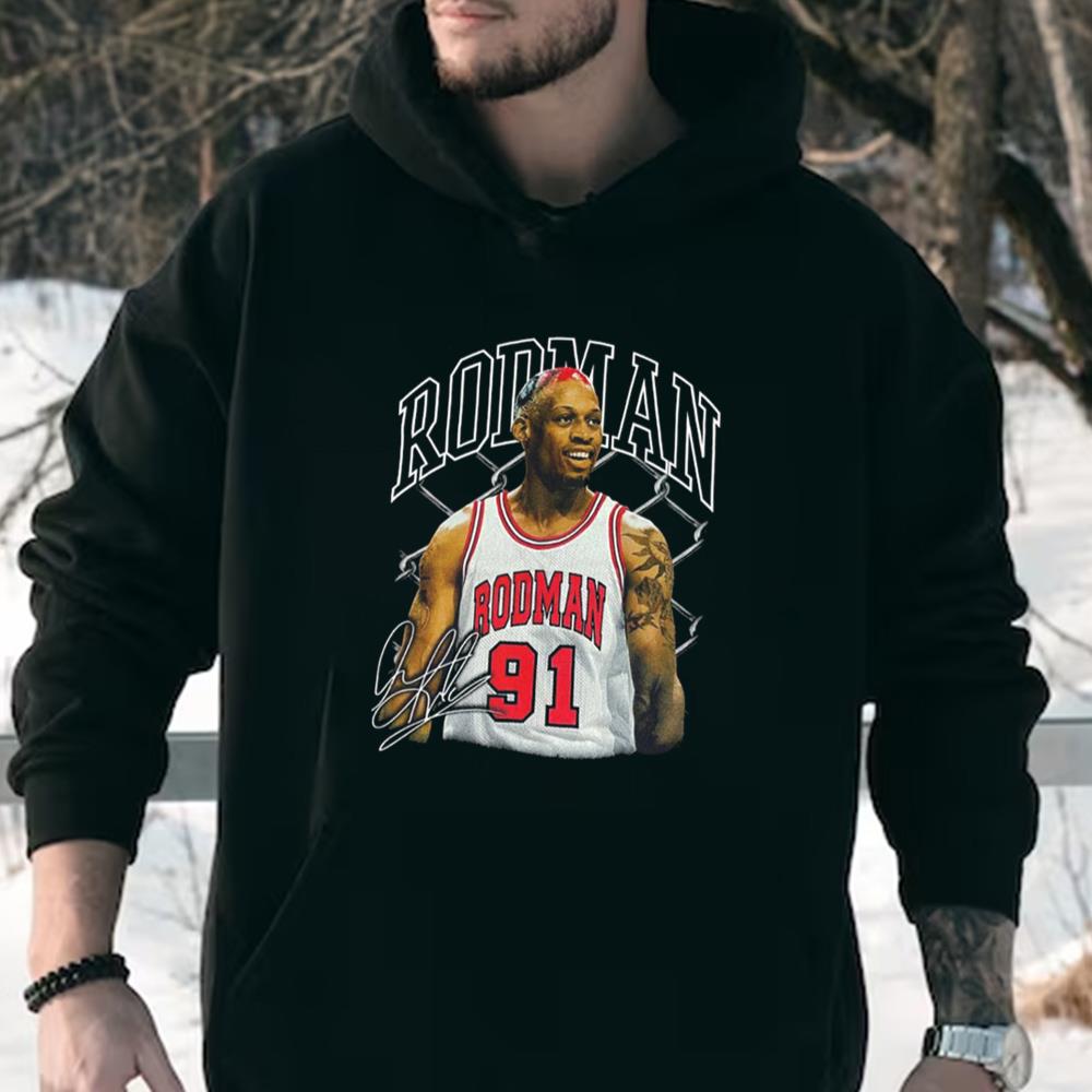 Dennis Rodman Chicago Bulls T-Shirt 4 Dennis Rodman Chicago Bulls T-Shirt