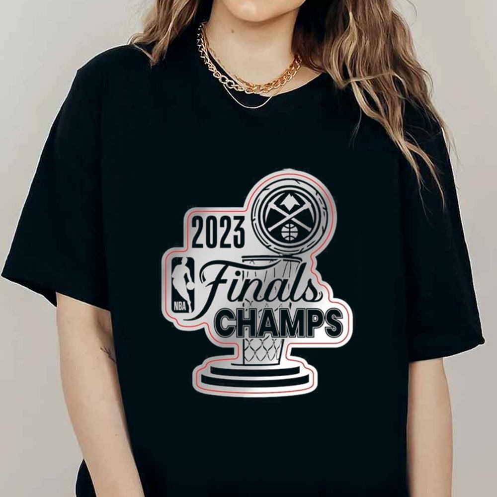 Denver Nuggets 2023 NBA Finals Champions Metallic Shirt