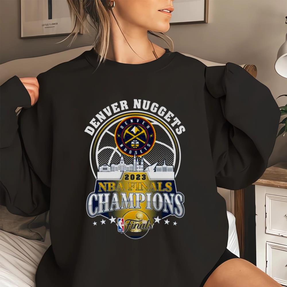 Funny 2023 NBA Finals Champions Denver Nuggets Team Skyline shirt