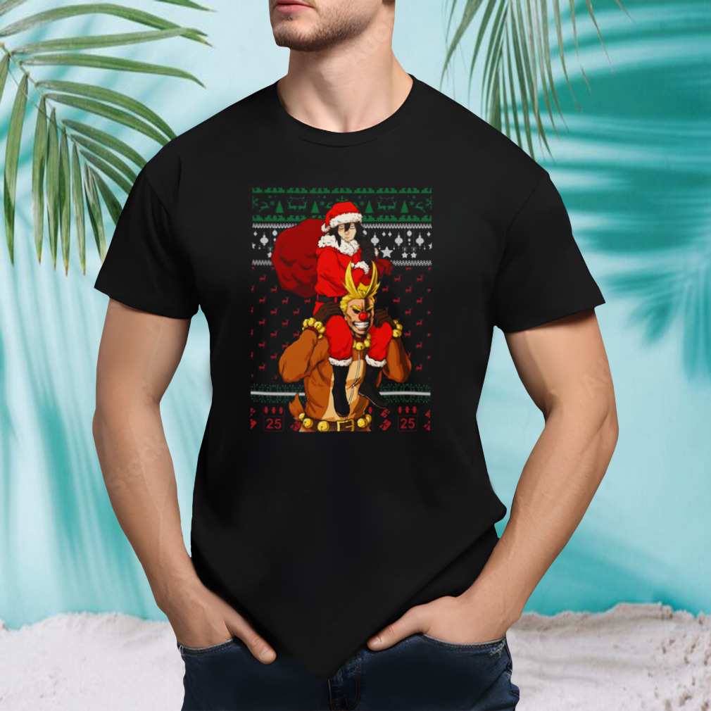 Holiday Anime Christmas Tree Reindeer shirt