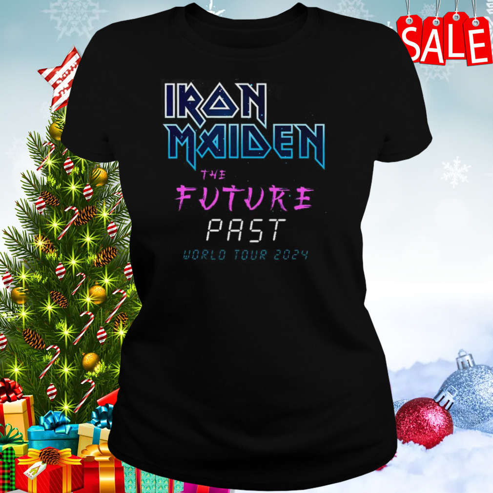 Iron Maiden The Future Past World Tour 2024 Logo TShirt Trend Tee